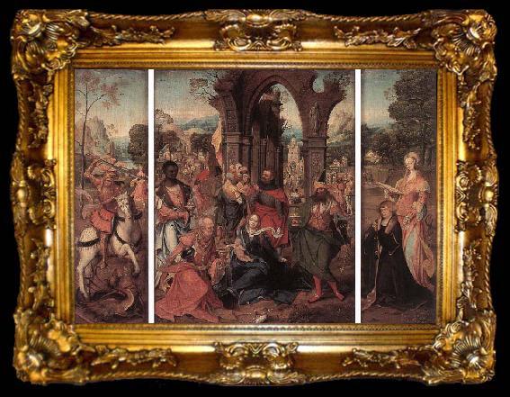 framed  unknow artist Adoration of the Magi, ta009-2